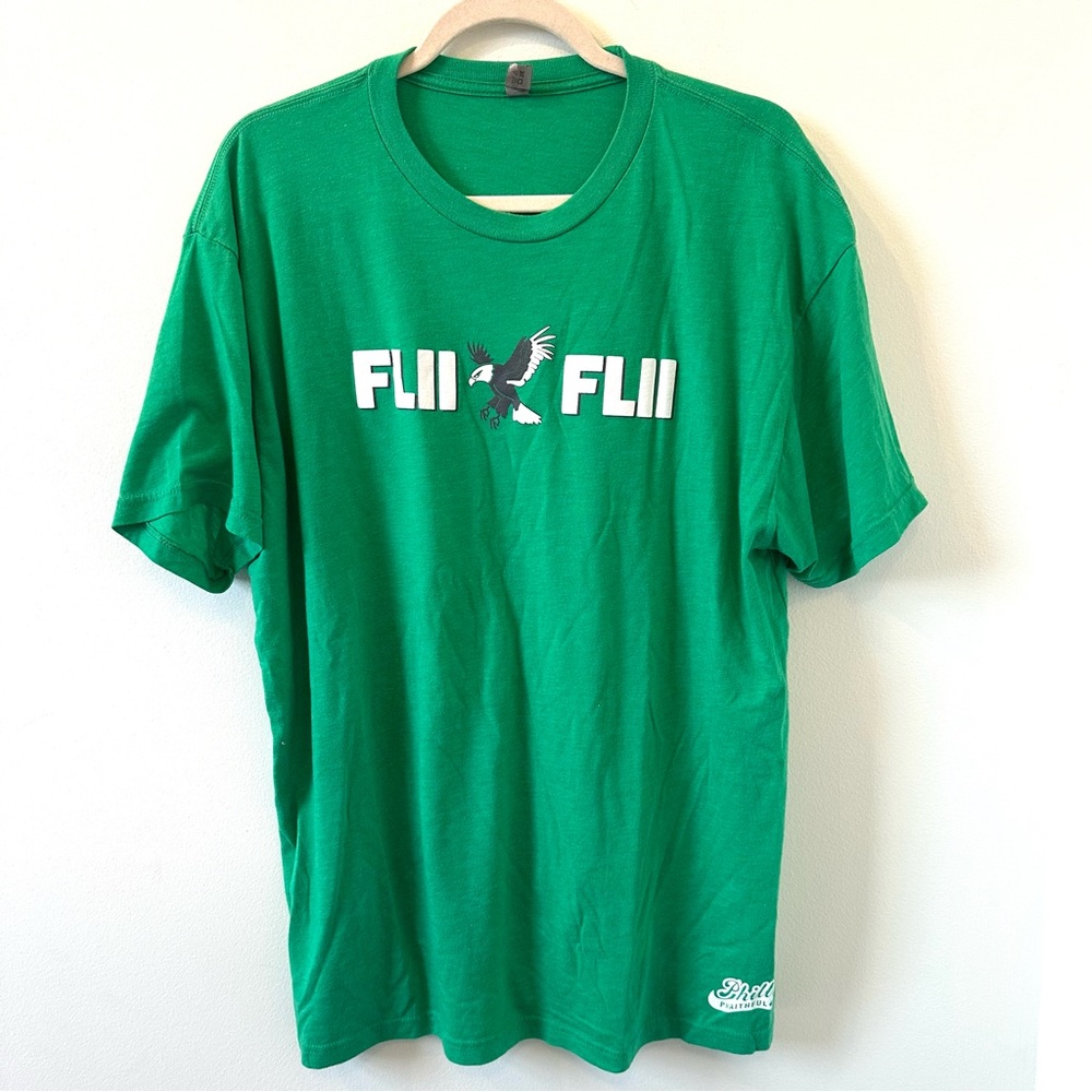 Philadelphia Eagles Next Level Apparel Kelly Green T-shirt Size L